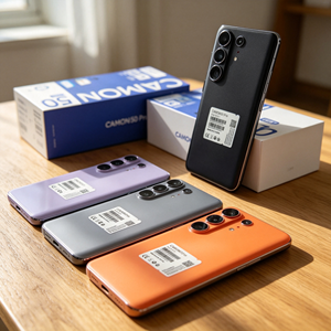 Camon 50 Pro ปลดล็อคแล้ว หน้าจอ 7.0 นิ้ว ซีพียู 10 คอร์ หน่วยความจำ 24GB+512GB+108MP HD+Android 15 สมาร์ทโฟน - Product Image 3