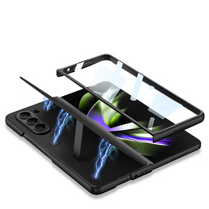 Funda de moda para Samsung <span class=keywords><strong>Zfold</strong></span> <span class=keywords><strong>5</strong></span> funda de teléfono plegable FOLD5 PC Flip Stand 5G funda protectora anticaída para teléfono - Product Image 6