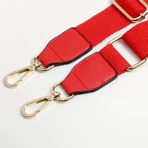 Ustom-Correa de lona jacquard para bolso de cuero, correa de hombro con logotipo de alta calidad, 4cm de ancho, venta al por mayor - Product Image 5