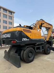 Venta caliente Hyundai 210w-9 Excavadora de ruedas de Corea Fácil operación con componentes centrales Motor Bomba - Product Image 2