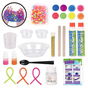 Jinying - Nuevo Kit para Hacer Slime con 8 Colores de Pegamento, Arena y Arcilla, Juguete Sensorial para Niños, Manualidades Creativas y Diversión - Product Image 1