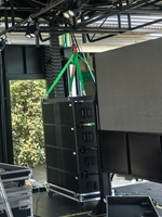 Sistema de Sonido Completo con Altavoces Array y Doble Subwoofer, Equipos de Sonido Profesionales para Exteriores a Gran Escala