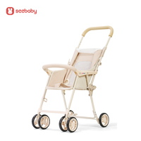 Vente en gros de poussette 2-en-1 pliable et légère pour les voyages en plein air, jogging et déambulation avec parapluie.