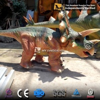 Benim Dino L-76 gerçekçi robotik dinozor bebek satılık Triceratops