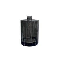 Diffuseur de parfum en verre de luxe 500 ml, bouteille ronde avec taille, couleur et logo personnalisables pour la maison, le bureau et la voiture