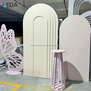 Fondo de Boda Acrílico Moderno y Profesional LEDA, Diseño de Flores y Mariposas Elegantes para Escenario, Ceremonia, Decoración Interior/Exterior - Product Image 3