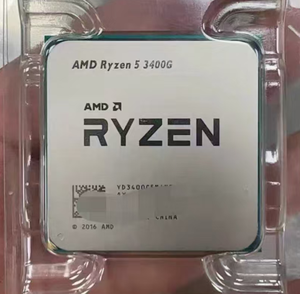 สำหรับ CPU AMD <span class=keywords><strong>Ryzen</strong></span> <span class=keywords><strong>5</strong></span> <span class=keywords><strong>3400G</strong></span> R5 <span class=keywords><strong>3400G</strong></span> มือสองแบบ OEM Tray Pack สำหรับเดสก์ท็อป 4 คอร์ 8 เธรด พร้อมกราฟิก Vega11 รองรับ AM4 - Product Image 1