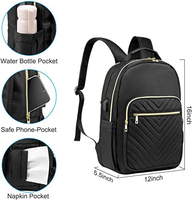 Sac Dordinateur Pour Hommes Et Femmes Sac a Main a La Mode Sac a dos Etudiant Multifonctionnel