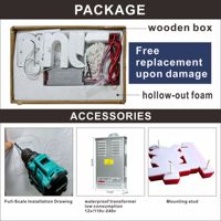 Enseigne LED 3D en aluminium personnalisée avec télécommande, étanche IP65, affichage rétroéclairé personnalisable pour la maison, les mariages et l'extérieur