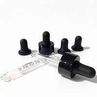 Vente directe d'usine OLATEC, bouchon compte-gouttes de 24 mm, couvercle compte-gouttes noir, surface lisse