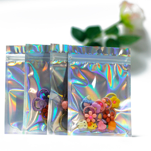 Bolsas Transparentes Holográficas con Cierre Ziplock, Impresión en Huecograbado, Bajo MOQ, Embalaje de Plástico Reciclable para Joyería y Festivales - Product Image 6