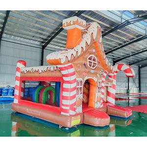 <span class=keywords><strong>Castillo</strong></span> Inflable Navideño, <span class=keywords><strong>Castillo</strong></span> Inflable <span class=keywords><strong>Interior</strong></span> con Tobogán, Castillos Inflables para Fiestas Infantiles al Aire Libre, para Eventos al Aire Libre - Product Image 3