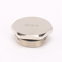 Bouchon d'étanchéité métallique rigide en acier inoxydable et laiton, étanche IP68, M20 M25, anti-poussière, UL94-V0 ignifuge, -40°C