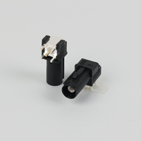 Conector Fakra D Z chapado en oro, macho, tipo SMB, mini, en ángulo recto, de latón, para antena de coche, amplificador de 75 ohmios, adaptador impermeable - Otros conectores