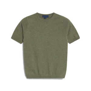 T-shirt léger 100 % coton pour homme, manches courtes, col rond, maille aérée, essentiel pour l'été, respirant et confortable pour les climats chauds - Product Image 1
