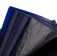 Stock de base de papier de taille double face populaire Papier filtre à charbon mince conducteur bleu
