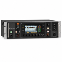 Système de mixage numérique 32 canaux à montage en rack avec processeur de son intégré et télécommande pour le renforcement sonore professionnel des événements