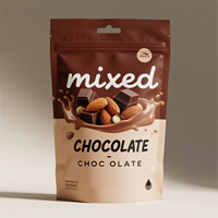 Sachet d'emballage scellable personnalisé en BOPP de qualité alimentaire avec feuille d'aluminium pour bonbons, guimauves, biscuits, barres chocolatées de Noël