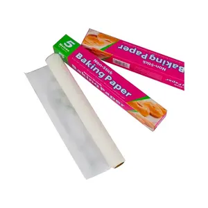 5m 10m 30m Pre Cut Food Grade Siliconized Colored Baking Parchment Paper Roll