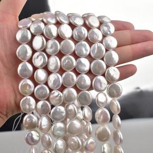 Nuevas Perlas de Agua Dulce Naturales de 13-14 mm, Coloridas, con Botón, para Joyería DIY, Perlas Sueltas de Estilo Barroco - Product Image 4