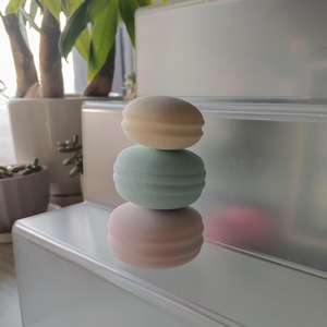 Ультрамягкий спонж для макияжа в форме макарона, милый реалистичный спонж для макияжа, без латекса, моющийся, спонж-блендер, нишевые спонжи для макияжа - Product Image 4