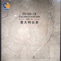 Carreaux de sol et de mur Sinray en pierre frittée 1200x1200mm ACCENTS Bordures Antidérapants Antibactériens Zéro absorption d'eau Doux pour la chambre