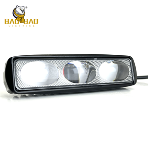 BAOBAO 30 Watts Rouge Polic Lumières 24V 3570 Puces En Aluminium Étanche Pare-chocs Avant Lumières et Feux D'avertissement pour Chariots Élévateurs - Product Image 6