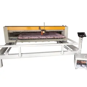 Long Arm Pattern Industrial Fabric Quilting Equipment Computerized Multi Head Needle frame moved ultrasonic Quilting machine