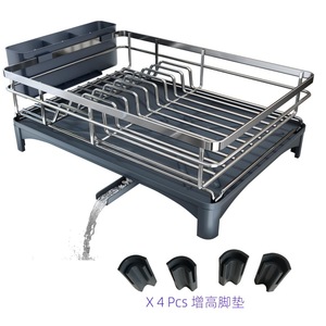 Kitchen Dish <b>Rack</b> Storage Organizer Steel Utensils Storage Basket Stand <b>Drying</b> <b>Rack</b> Dishes Bowls Easy Standing Installation Box - Product Image 4