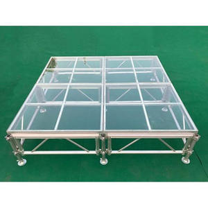 TENTCHO podio regolabile in alluminio portatile piscina acrilico e palcoscenico in vetro per eventi palco piattaforma - Product Image 2