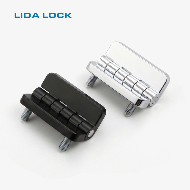 LIDA Cabinet Hinge White Black Bisagras for Furniture Welding Torque Butt Metal Electrical Panel Hinge Zinc