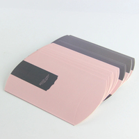 Petite écharpe blanche personnalisée, oreiller en papier, emballage artisanal, 50 pièces
