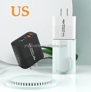 เครื่องชาร์จ USB 65W ชาร์จเร็ว USB+2 พอร์ต Type-C ของแท้ พกพาสะดวก ชาร์จได้หลายอุปกรณ์ ใช้ได้ทั่วโลก - Product Image 2