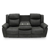 Set Sofa Recliner Elektrik Kulit Modern Geeksofa Furniture 3 2 1 untuk Ruang Tamu