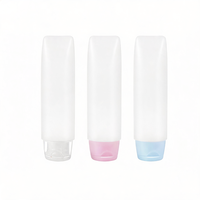 Tube vide en PE de 30 ml et 50 ml pour crème, cosmétiques, nettoyant visage, shampoing, avec bouchon à vis et marquage à chaud