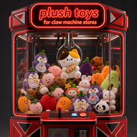 Peluche paresseux mignonne et douce pour machine à griffes, vente en gros, lots de récompenses pour jeux d'arcade et recharges pour machines à griffes pour enfants