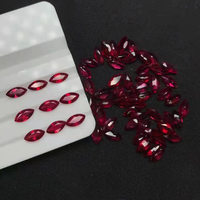 Natural Ruby Gemstones, Marquise Shape