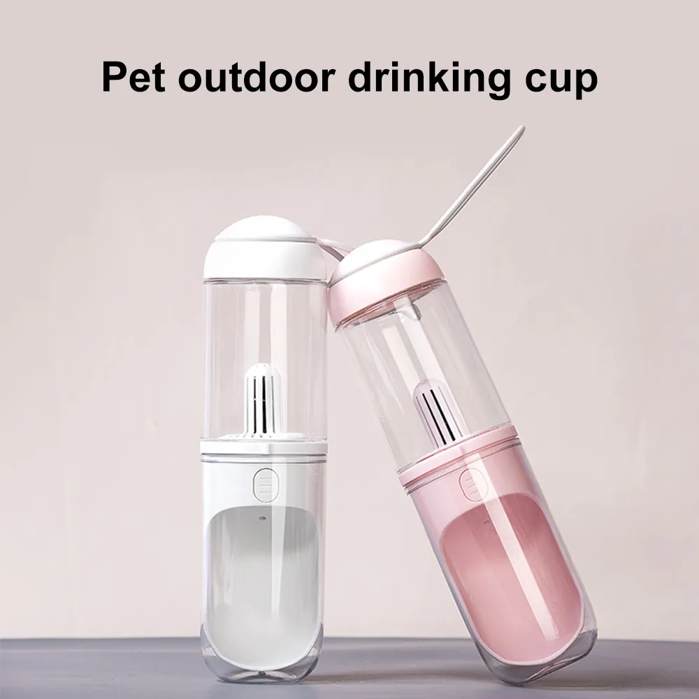 Bottiglia d'acqua portatile per cani e gatti da viaggio
