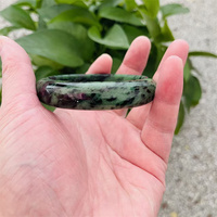 Vente en gros de perles à facettes naturelles rubis zoisite épidote 4mm pour la fabrication de bijoux perles de rocaille pierres précieuses en vrac