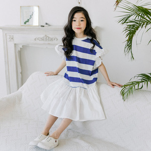 Vestido Maxi a Rayas de Colores para Niñas, Estilo Western, para Fiestas, Compra al por Mayor desde China, para el Verano, para Niños - Product Image 4