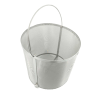 Whism — maille de bière en acier inoxydable, pour brassage des céréales, du jardin sec, filtre à l'intérieur du sol, panier
