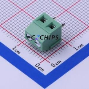 JL124D-38102G01 Screw Terminal Block Through hole Component (THT),P=3.81mm Connector 1x2P 3.81mm Green Through Hole - Product Image 1
