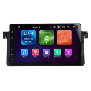 Radio con GPS para coche, reproductor con Android 11,0, ocho núcleos, 9 pulgadas, 4 GB + 64 GB, estéreo, DSP, CarPlay, dvd, para BMW Serie 3, E46, M3, Rover 75