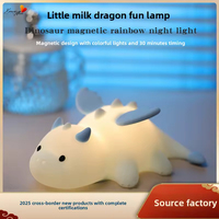 Lampe de nuit en silicone en forme d'animal mignon, lampe de nuit pour bébé, lampe LED en silicone souple, lampe de nuit rechargeable pour enfants, lampe de chevet