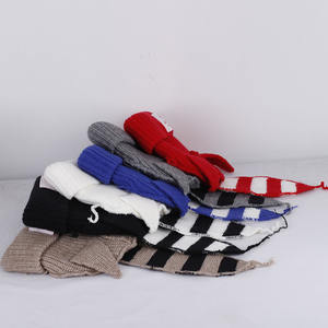 New Style Cute Cartoon Warm Bunny Beanie Hüte Großhandel Frau Katze Schwein Ohren Strick Acryl Hüte mit Single Knit Long Tail - Product Image 2