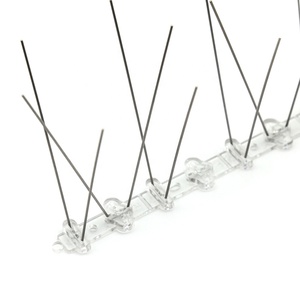 Oiseaux d'usine <span class=keywords><strong>Pigeon</strong></span> corbeau Pointes de contrôle <span class=keywords><strong>anti</strong></span>-oiseaux Broches en acier inoxydable base en plastique et personnalisé - Product Image 3