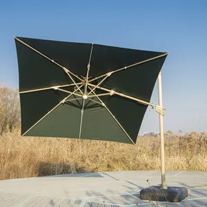 Artiz-sombrilla led de ocio para exteriores, paraguas para patio, con base