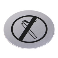 Fourniture de plaques de signalisation pour porte de toilette auto-adhésives en acier inoxydable de 3 pouces