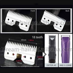 Lưỡi Dao Thay Thế Bằng Gốm Thức Ăn Nhanh 18 Răng Cho Máy Cắt Tỉa Lông Thú Cưng Dòng A5 - Product Image 2