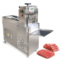 Trancheuse à viande congelée entièrement automatique en acier inoxydable 220/380V 1.1-3KW 0-50MM, machine à trancher le bœuf, pour la restauration hôtelière